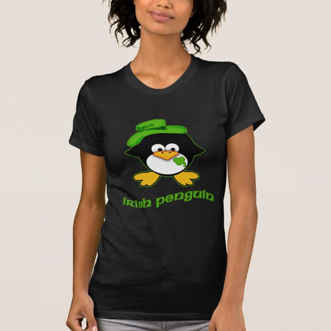 T-shirt Pingouin d'Irlandais de bébé (Devant)