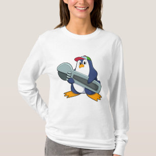 T-shirt Pingouin en mécanique avec outil