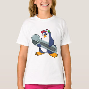 T-shirt Pingouin en mécanique avec outil
