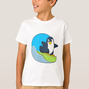 T-shirt Pingouin en Snowboardeur avec Sonowboard.PNG