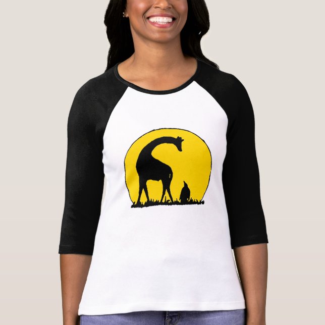 T-shirt Pingouin et girafe (Devant)