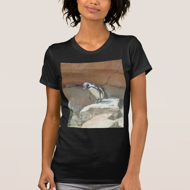 T-shirt Pingouin, faune, animal, oiseau sauvage, zoo, été (Devant)