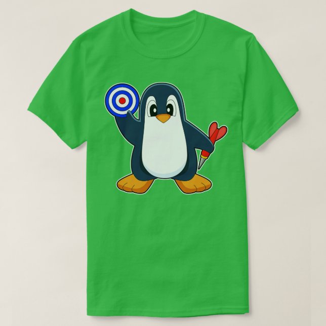 T-shirt Pingouin fléchettes (Design devant)