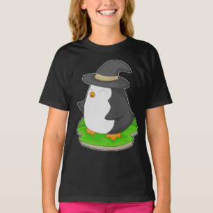 T-shirt Pingouin Halloween Witch