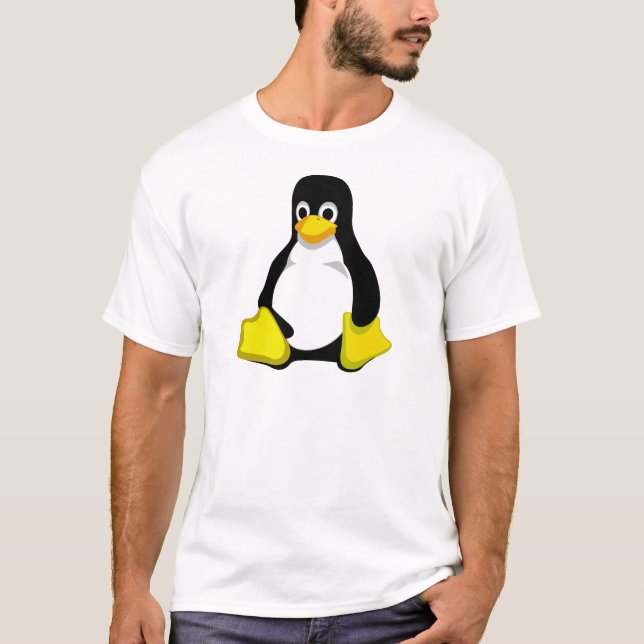 T-shirt Pingouin Linux Tux (Devant)