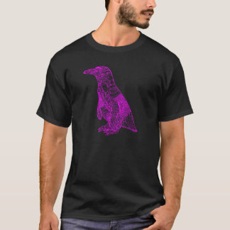 T-shirt Pingouin magenta