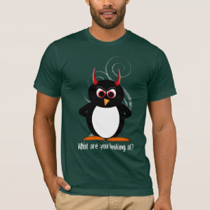 T-shirt Pingouin mauvais ce qui sont vous regardant ?