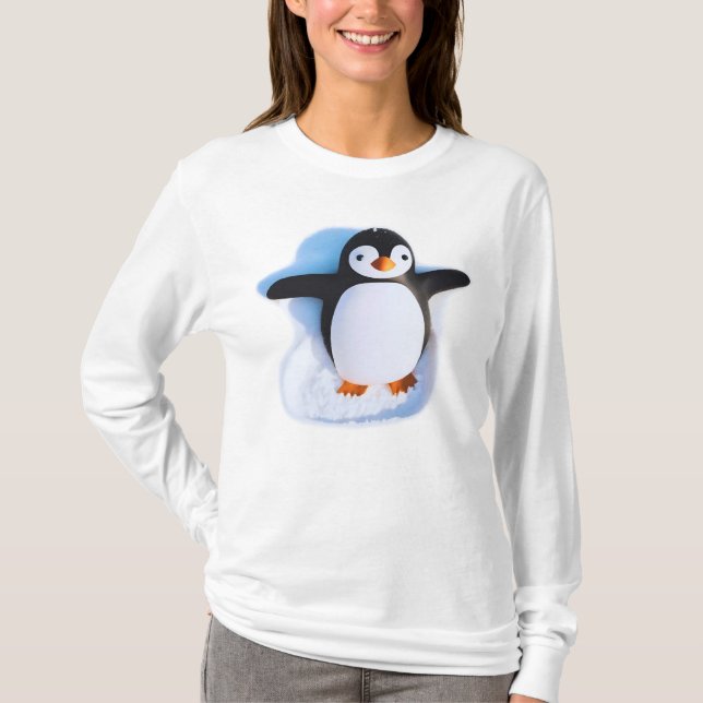 T-shirt Pingouin mignon (Devant)
