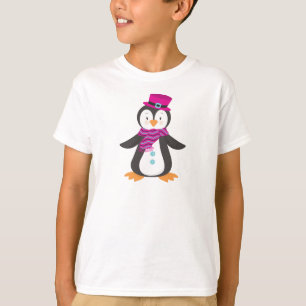 T-shirt Pingouin mignon, Pingouin Avec Casquette, Pingouin