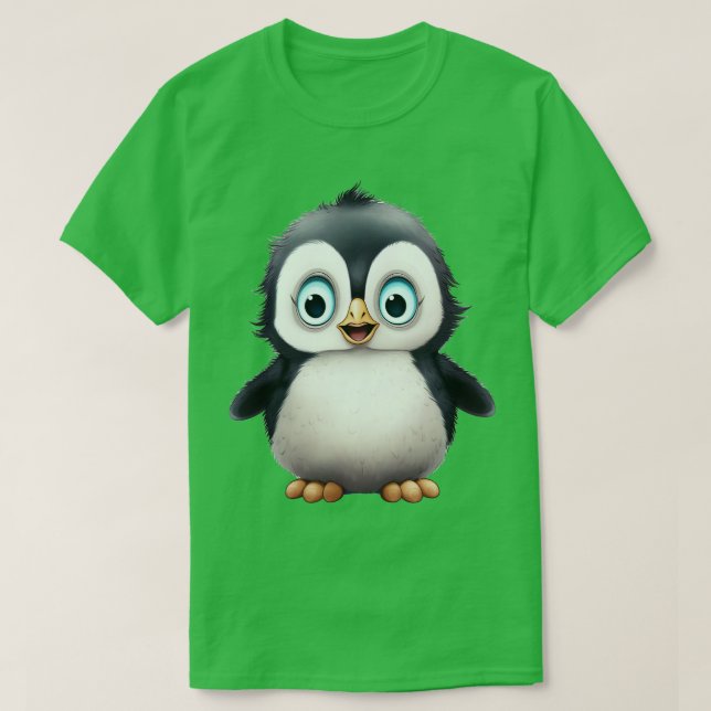 T-shirt Pingouin mignon pour bébé 3 (Design devant)