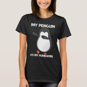 T-shirt Pingouin mignon pour enfants garçons Animal Antarc