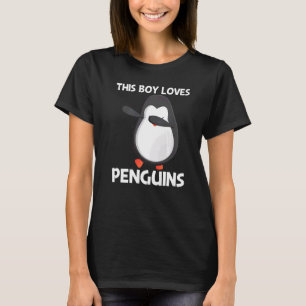 T-shirt Pingouin mignon pour garçons Enfants Animal Antarc