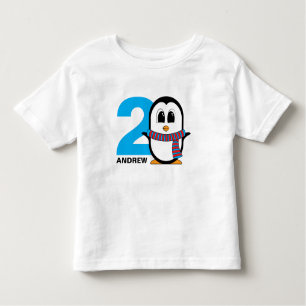 T-shirt pingouin mignon pour l'anniversaire du gar