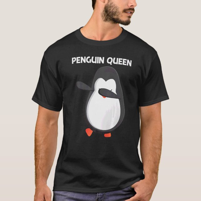 T-shirt Pingouin mignon pour les femmes maman Antarctique  (Devant)
