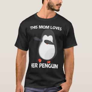 T-shirt Pingouin mignon pour maman Mère Animal Antarctique