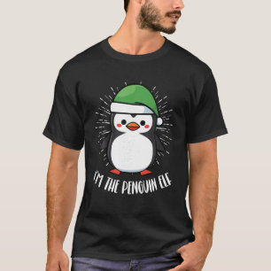 T-shirt Pingouin Noël Jour Ice Oiseau animal Père Noël