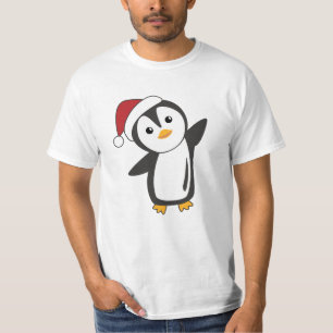 T-shirt Pingouin Noël Neige Animaux d'hiver Pingouins