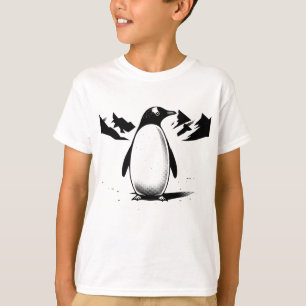 T-shirt Pingouin noir et blanc