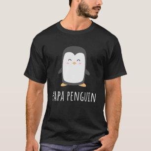 T-shirt Pingouin Papa T-Shirt-Funny & Cute Dad Cadeau