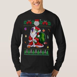T-shirt Pingouin Père Noël Apporter Sac Joyeux Pingouin de