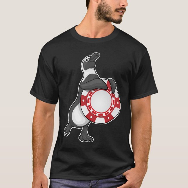 T-shirt Pingouin Poker jetons (Devant)