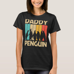 T-shirt Pingouin pour hommes papa pingouins Bird Animal Re