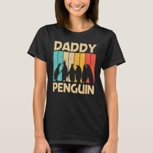 T-shirt Pingouin pour hommes papa pingouins Bird Animal Re