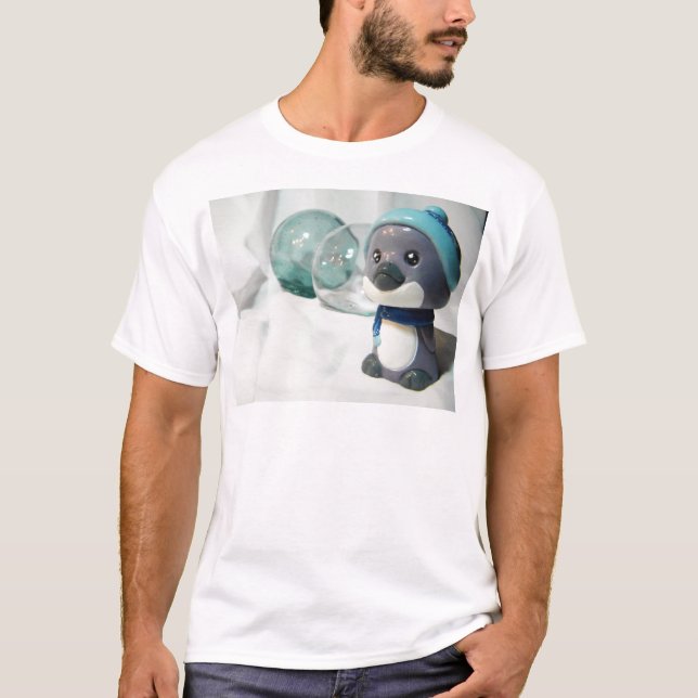 T-shirt Pingouin pourpre I (Devant)