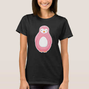 T-shirt Pingouin rose