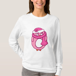 T-shirt pingouin rose