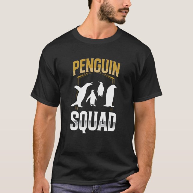 T-shirt Pingouin Squad Pingouins animaux mignons (Devant)