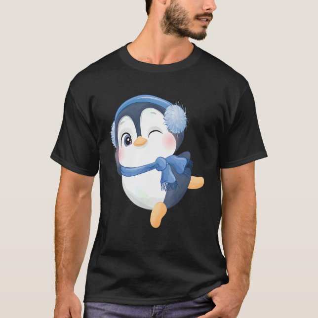 T-shirt Pingouin sucré 1 (Devant)