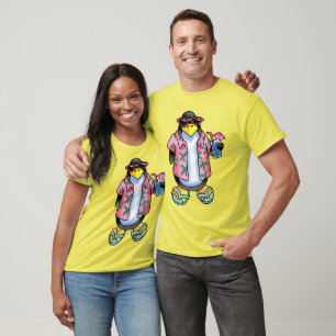 T-shirt Pingouin tropical