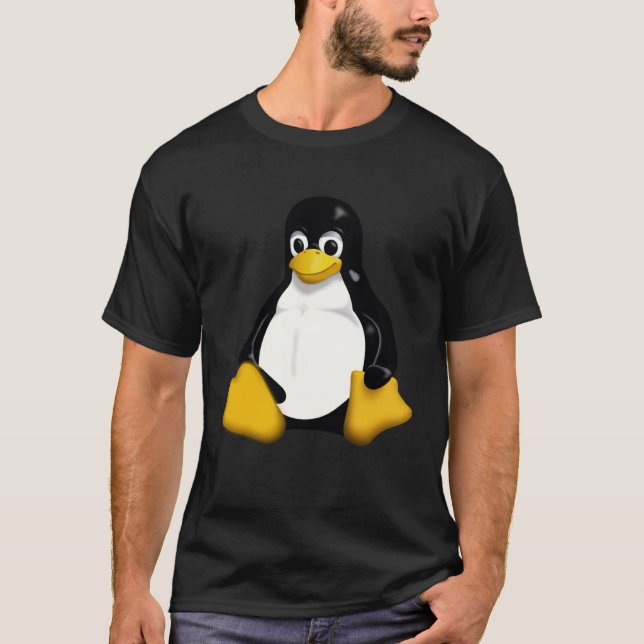 T-shirt Pingouin Tux Linux (Devant)