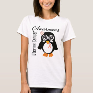 T-shirt Pingouin utérin de conscience de Cancer