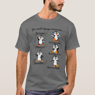 T-shirt Pingouin Vous Devez Toujours Vous Souvenir De Ping