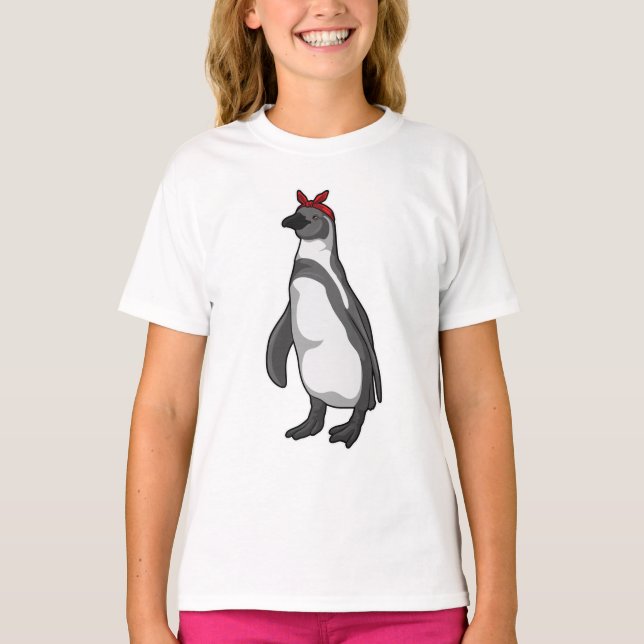 T-shirt Pingouin with bandana (Devant)