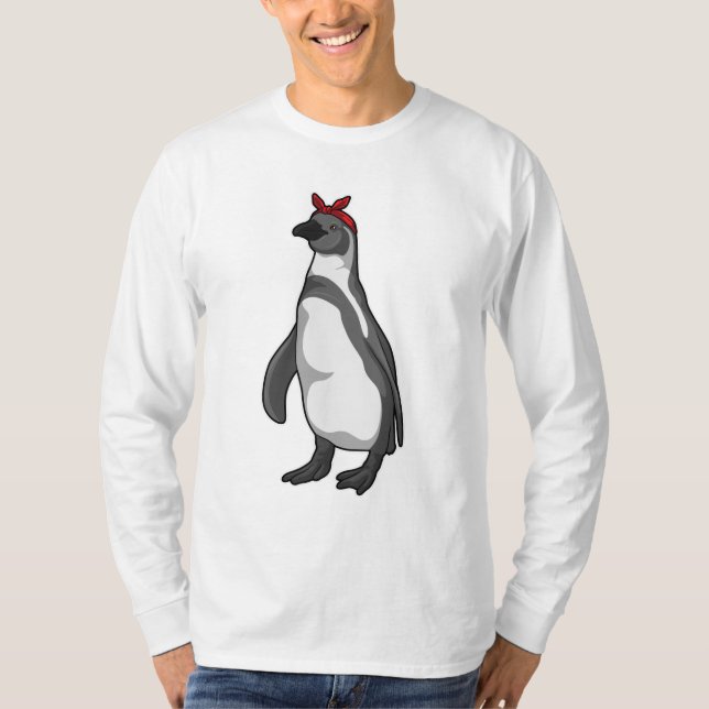 T-shirt Pingouin with bandana (Devant)