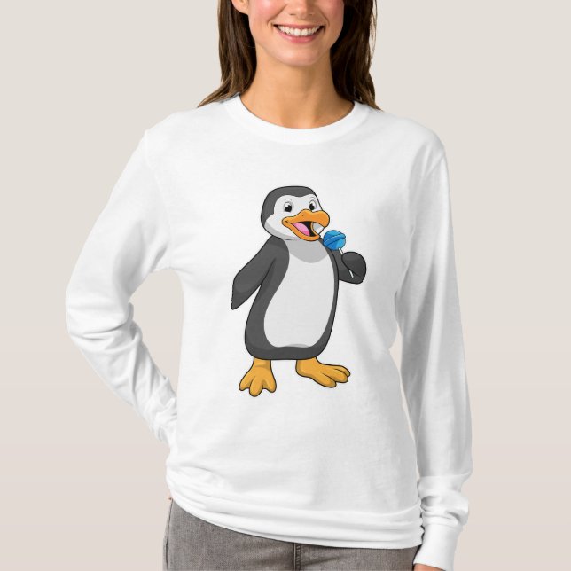 T-shirt Pingouin with Lollipop (Devant)