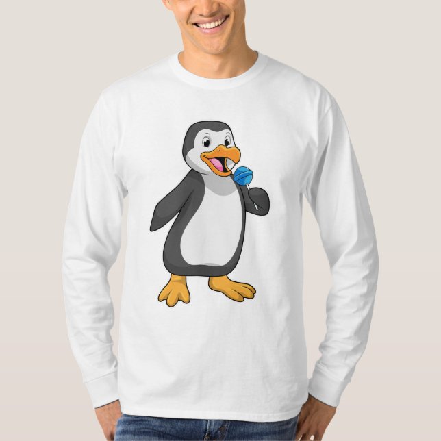 T-shirt Pingouin with Lollipop (Devant)