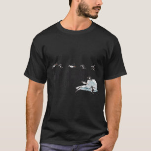 T-shirt Pingouins amusants contre les trous de glace autor