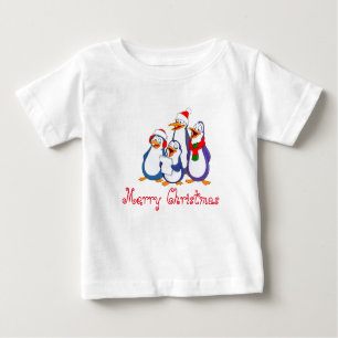 T-shirt pingouins bébé