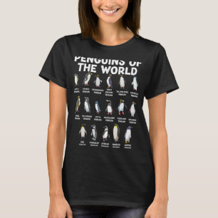 T-shirt Pingouins Du Monde Types De Pingouins Anima De Mer