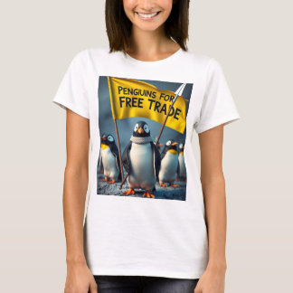 T-shirt Pingouins Pour Le Libre-Échange