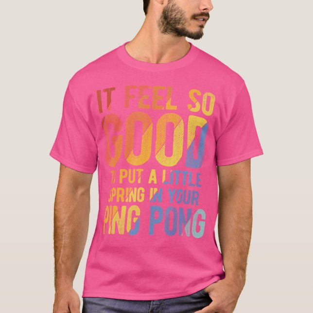 T-shirt Pingpong Pour Tennis de Table (Devant)