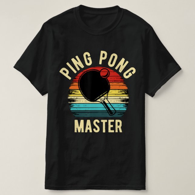 T-shirt PingPong Vintage rétro (Design devant)