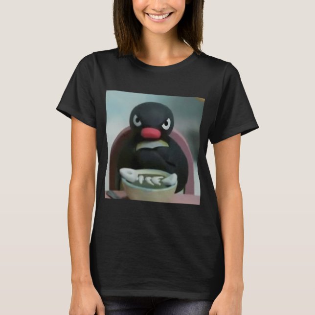T-shirt pingu pingouin en colère (Devant)