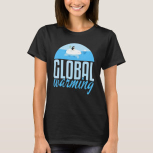 T-shirt Pinguin du réchauffement climatique rencontre les