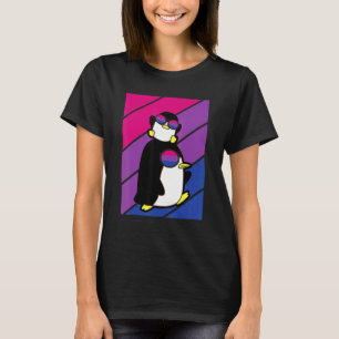 T-shirt Pinguin Pride Bisexual Drapeau Lgbtq Fière Ally Pr