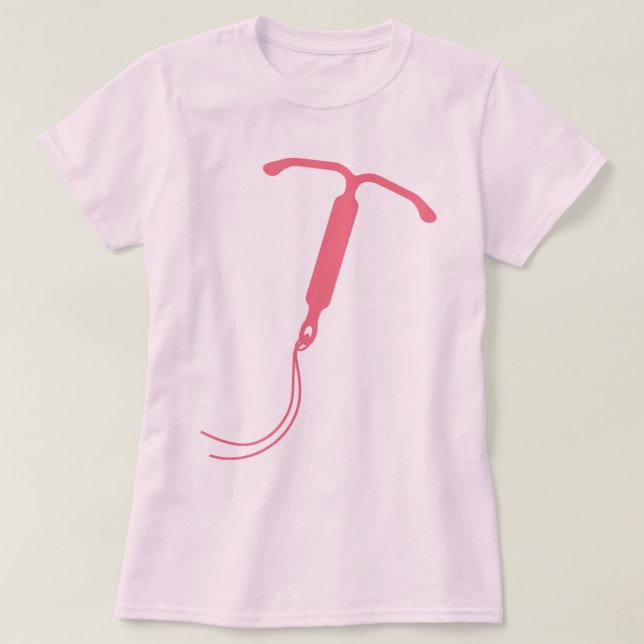 T-shirt Pink DIU Graphic (Design devant)